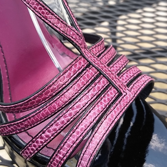 Yves Saint Laurent purple python mob wife core stilleto size 9.5 - Picture 5 of 15